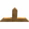 Ekena Millwork Portland Rough Sawn Timber Gable Bracket, Western Red Cedar, 36"W x 23"H x 2"D x 6"F, 15/12 Pitch GBW036X23X0206POR00RWR - alternate 2